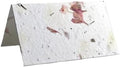 Of The Earth Handmade Paper - Wildflower Seed Paper Folding Escort Card - Place Card/Name Card/Gift Card - 3.5" x 4" - Set of 24 (24s Pink Petal) by OfTheEarth