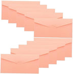 50pcs Iridescent Paper Envelopes Pink Decorative Wedding Invitations by EXCEART