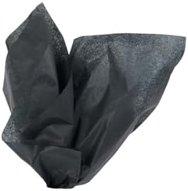 SSWBasics 20" x 30" Black Tissue Paper by SSWBasics