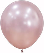 Sempertex Silk Pink Blossom Round Latex Balloon 24'' | 3 balloons - Image 2
