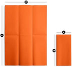 Linen-Feel Orange Paper Napkins - Decortive Cloth-Like Disposable Dinner Napkins - Soft And Absorbent Napkins for Thanksgiving, Party, Wedding, Bathroom Or Any Occasion. (Pack of 100) - Image 3