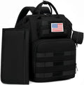 ROSEGIN Diaper Bag Backpack for Dad and Men, Large Travel Baby Bag with Changing Pad, Pacifier Case, Removable Flag Patch - Baby Shower Gifts - Shadow Black by ROSEGIN