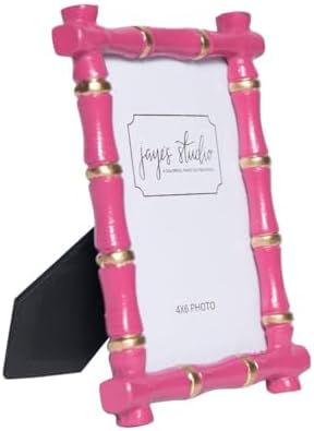 Jaye's Studio Chloe Pink Rectangular Metal Photo Frame, Picture Frame for Home, Bedroom, Home Office - Image 2