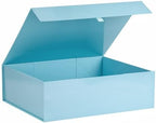 Extra Large Blue Gift Box 19x16x6 Inches,Gift Boxs for Presents with Lid Magnetic Closure Collapsible,Groomsman Proposal Box,Birthday, Christmas,for Clothes and Large Gifts by PLINJOY