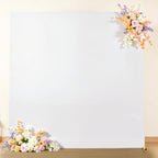 White Square Arch Backdrop Cover 8x8FT, Double-Sided Stretchy Spandex Fabric Fits Square Arch Backdrop Stand, White Background Backdrop for Wedding Baby Shower Birthday Party Decorations - Image 3
