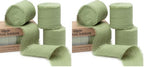Keypan Sage Green Ribbon 1-1/2 Inch x 15 Yards Crinkle Fabric Cotton Ribbons for Gift Wrapping Wedding Invites Baby Shower DIY Crafts Home Decor (Pack of 2) by Keypan