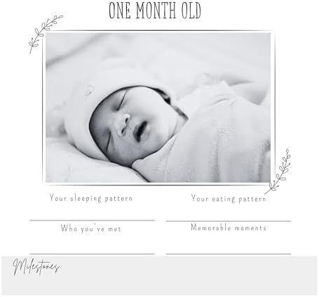 Joss & Lac Design Gender Neutral | Minimalist Keepsake Memory Book Photo Album for Baby Boy or Girl First 5 Years – A Milestone Book to Record Every Event from Birth to Age 5 (Sky Star) - Image 6