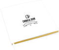 Andaz Press Personalized Wedding Guestbook with Gold Accents, Wine Barrel Design White Guest Sign in Guest Registry 120 Pages 8.5 X 8.5 Memories Book for DIY, Scrapbook, Photo Album by AndazPress