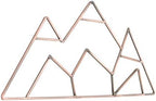 NoJo Mountain Shaped Wire Nursery Wall Decor, Finish, Copper, Mountain Shaped - Copper Finish (3098961P) - Image 2