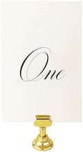 Weekend Paper Co.™ Wedding Table Numbers, Single-Sided 4x6 Timeless Design in Black, Numbers 1-25 plus 4 BONUS signs for Your Wedding, Reception, Anniversary, Birthday Party, or Any Celebration! by WeekendPaperCo