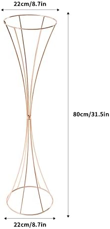 10PCS Wedding Centerpieces for Tables, 31.5Inch Metal Tall Trumpet Vases Rack for Birthday Party Decoration Garden Tall Flower Stand Holder for Balloon Decor Road Leads Christmas - Image 4
