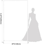 Asee'm 6.6FTx4FT White Wedding Arch Backdrop Stand Square Metal - Image 2