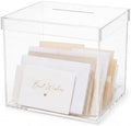 OnDisplay Luxe Acrylic Wedding Card Box with Lid - 10in Reception Money Box by OnDisplay