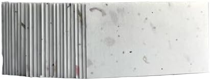 Of The Earth Handmade Paper - Wildflower Seed Paper Panel Card - Place/Name/Gift - 3.5" x 2" - Set of 48 (56s Pink & Purple Petal) - Image 3
