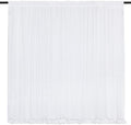 White Sequin Backdrop Curtains 2 Pcs 5FTx10FT Glitter Background Sparkly Party Backdops for Wedding Stage Photography Decorations by SoarDream