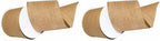 Morex Ribbon Burlap Wired Ribbon, 4" x 10 Yd, Natural (Pack of 2) by MorexRibbon