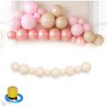 Garland Balloons Reusable, PVC Party Decor Arch Kit，10balls-Off-white by Unknown