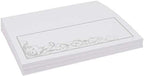 Scribble Vintage Swirl Place Cards, Silver, Set of 150, Pre-cut and Scored - Image 4