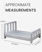 Newborn Photography Props Bed Prop White – Mini Wooden Baby Photography Bed for Newborn Photoshoots, Clean Classic Posing Prop for Studio or Home Sessions - Image 2