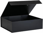 Extra Large Black Gift Box 19x16x6 Inches,Gift Boxs for Presents with Lid Magnetic Closure Collapsible,Groomsman Proposal Box,Birthday, Christmas,for Clothes and Large Gifts by PLINJOY