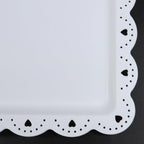 12 Pcs Cupcake Stand White Dessert Table Display Set 2Pcs 3 Tier Plastic Cake Stand Holder 6Pcs Dessert Serving Tray 3pcs Dim Sum Clip 1Pc Iron Cake Stand for Tea Party Wedding Baby Shower (White) - Image 5