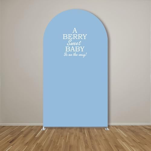 A Berry Sweet Baby is On The Way Arch Backdrop Cover Pink Strawberry Birthday Party Decorations Arch Stand Covers Baby Shower Fiesta Parties(4x7.2ft Cover,3885) - Image 2