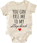 Stepdad Announcement Baby Gift Baby Bodysuit by NorthForkForager