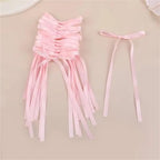 200pcs Bow Cake Topper Birthday Cake Decor Satin Ribbon - Image 7