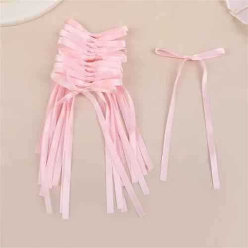 200pcs Bow Cake Topper Birthday Cake Decor Satin Ribbon - Image 7