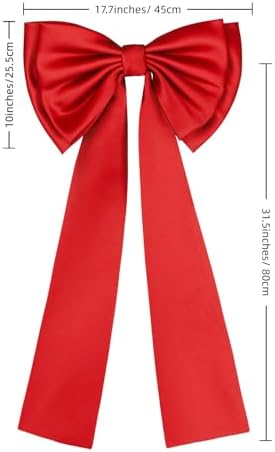 Detachable Coquette Satin Big Bow for Dress Cute Decor Bowknot - Image 6