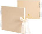 Never Ever Land Scrapbook Album – 12x10 Champagne Scrap Book. Scrapbooking Supplies, Memory Book, Wedding Guest Book, Photo Album, Baby Shower Gifts, Valentines, Engagement Gifts, and Anniversary by Unknown