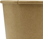 Karat Double Poly Lined Paper Soup Containers - Leak-Proof Food Storage for Hot or Cold Meals - Ideal for Ice Cream, Soup, Salad - Case of 600 (32oz) - Image 6