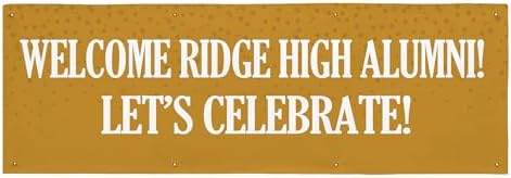 Let's Make Memories Personalized Banner for Any Occasion - Birthday Party, Retirement, Shower, Etc - Create Your Own Custom Banner - Party Decorations - Indoor/Outdoor Vinyl - Gold - 8ft by LetsMakeMemories