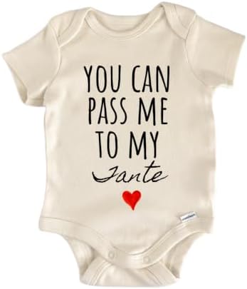 Tante Announcement Baby Gift Baby Bodysuit by NorthForkForager