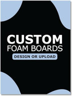 GotPrint Premium Custom Foam Boards, 3/16" Thick Customized Your Own Design Logo/Image/Text Foam Poster Boards for Photo Mounting, Presentations, Art Craft, Shape Rectangle, 10" X 12", Pack of 1 by GotPrint
