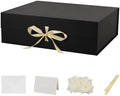 Black Extra Large Gift Box 19x16x6 Inch Extra Large Gift Boxes with Lids by Unknown