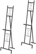 2 Pack Easel Stand for Sign, Wedding Welcome Display Poster Frame Holder by OUSHENG