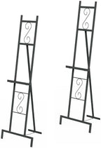 2 Pack Easel Stand for Sign, Wedding Welcome Display Poster Frame Holder by OUSHENG