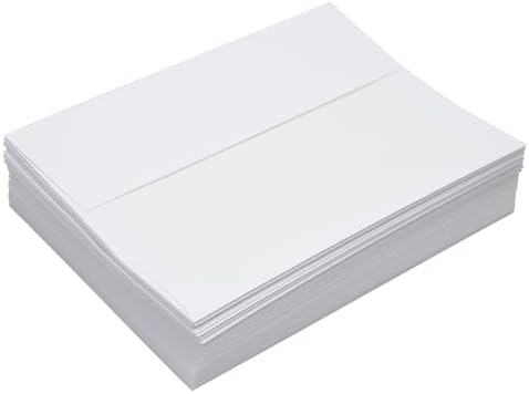 LUXPaper A7 Foil Lined Invitation Envelopes | Peel & Press | 5 1/4" x 7 1/4" | White w/Gold LUX Lining | 60lb. Text | 250 Qty - Image 5