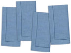 Dusty Blue Linen Like Napkins Disposable Guest Towels Airlaid, 50ct - Image 4