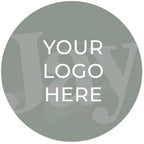 Custom Round 2" Logo Stickers / 250 Personalized Image Labels/White Gloss Circle Small Business DIY Wedding Event Photo Labels/Made in The USA by SBLABELS