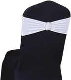 Spandex Chair Sashes, White, Pack of 50 by SINSSOWL