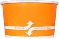 Karat [20oz - 600 ct] Paper Ice Cream Cups & Soup Bowls for Hot/ Cold Food - Ideal for Soup, Ice Cream, Gelato, Yogurt and Snacks - Orange by Karat