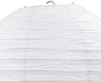 Beistle White Jumbo Paper Lantern Hanging Decoration for Weddings, Bridal Showers, Graduation Parties - Image 3