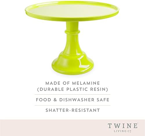 Twine Green Melamine Cake Stand, Cupcake Stand, Home Decor, Food Service, Dessert Accessory, Green, Set of 1 - Image 2
