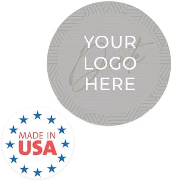 Custom Round 1.5" Logo Stickers / 500 Personalized Image Labels/White Gloss Circle Small Business DIY Wedding Event Photo Labels/Made in The USA - Image 6