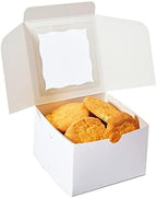 Cookie Boxes with Window 4.5x4.5x3 Inch-50 Pack - Image 4