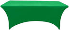 10-Pack 6ft Spandex Table Covers for Rectangle Standard Folding Tables - Wrinkle Resistant Stretch Tablecloths - Ultimate Fitted Table Protector for Parties, Banquet, Wedding - Image 7