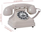 Audio Guest Book Wedding Phone,Audio Guestbook Phone Vintage Style Audio Message Voicemail for Graduation Retirement Party Birthdays Baby Shower Special Occasions (Beige) - Image 2