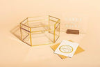 Hanna Roberts Card and Gift Holder Glass Cards Box for Weddings, Birthdays, Graduations, Baby and Bridal Showers (Full Opening) by HannaRoberts